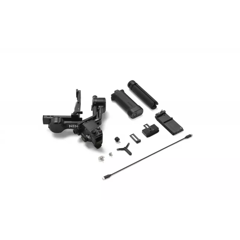 Rokas stabilizators kamerai DJI RS 5 — alumīnijs, melns, 30 h darbības laiks, 1.46 kg