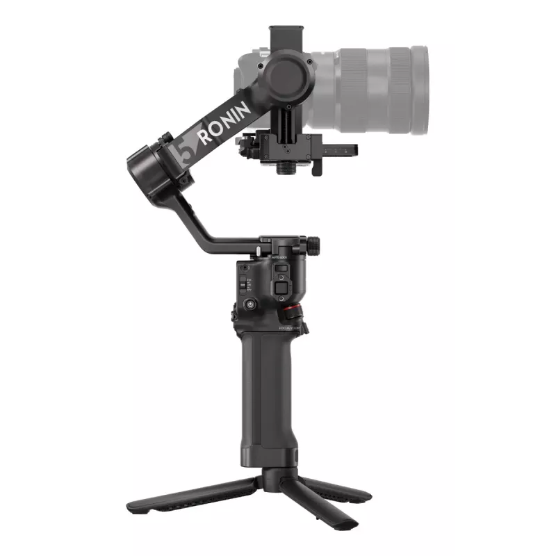 Rokas stabilizators kamerai DJI RS 5 — alumīnijs, melns, 30 h darbības laiks, 1.46 kg