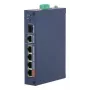 Pārvaldāms rūpnieciskais slēdzis DAHUA CHS4106-4ET-60 — 6 porti, 4x PoE 10/100, L2, 4,8 Gbit/s, 8000 MAC
