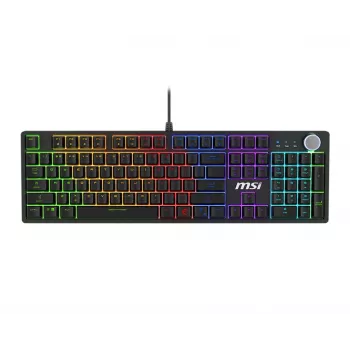 MSI FORGE GK320 RED tastatūra Gaming USB QWERTY US International Melna