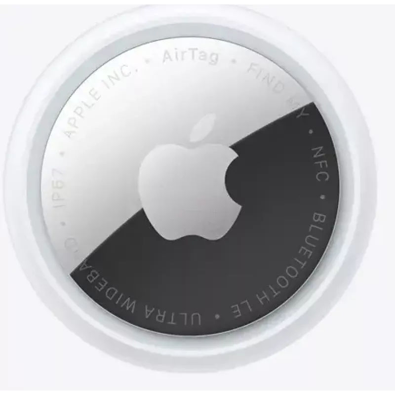 Apple AirTag 4-paka — Sudrabbalts, CR2032, 11.8 g, Ø 31.9 mm