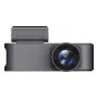 Auto reģistrators DAHUA S5PRO 4K Ultra HD divas kameras, 1.47 collu ekrāns, MicroSD līdz 128 GB, USB-C, DC barošana, melns