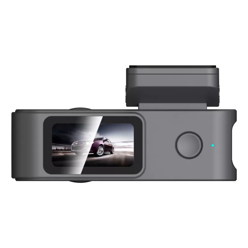 Auto reģistrators DAHUA S5PRO 4K Ultra HD divas kameras, 1.47 collu ekrāns, MicroSD līdz 128 GB, USB-C, DC barošana, melns