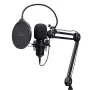 Podkāsta mikrofons TRUST GXT 270 Emita II+ — Kondensatora USB, vads, metāla korpuss, melns, 2,5 m kabelis