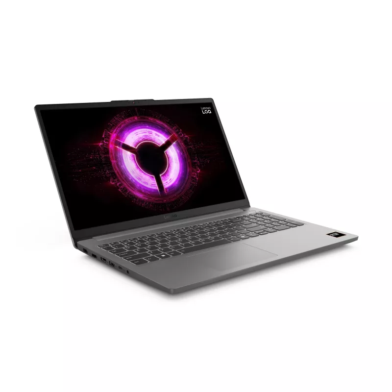 Lenovo LOQ 15ARP10E klēpjdators, AMD Ryzen™ 7 7735HS, 15.6 inch Full HD, 16 GB DDR5, 1 TB SSD, NVIDIA GeForce RTX 3050, pelēks