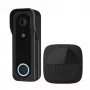 Video durvju zvans TRUST DOORCAM-3000 Melns, 3 MP, Wi-Fi 2.4 GHz, MicroSD līdz 256 GB, Akumulators/USB (8–24 V)