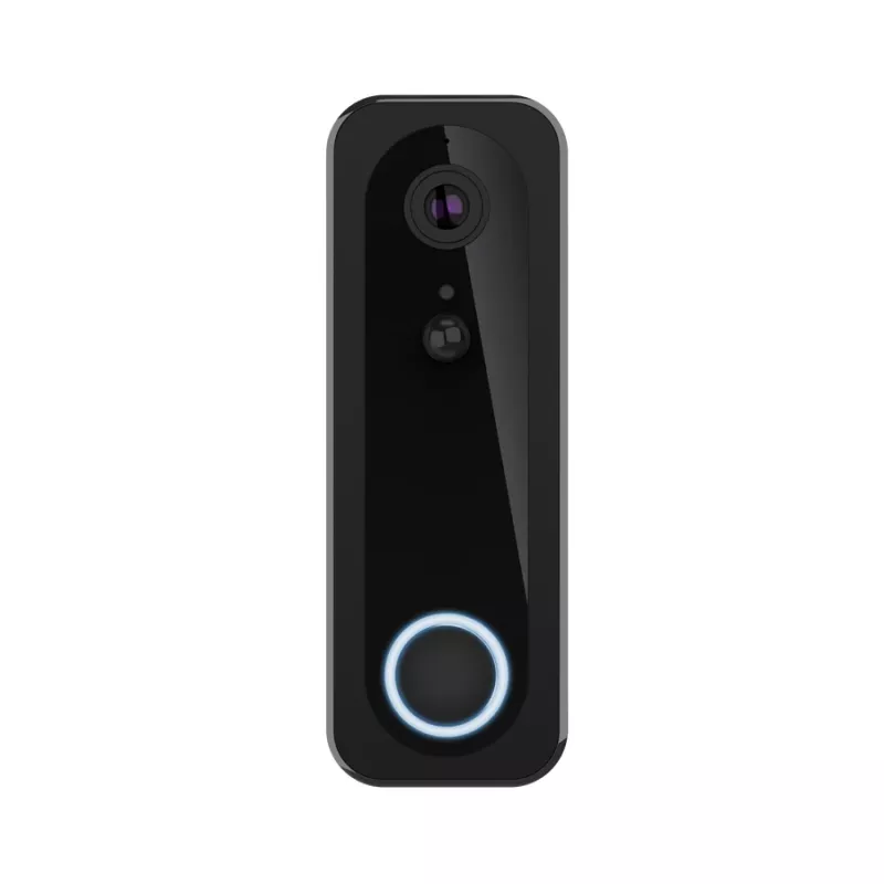 Video durvju zvans TRUST DOORCAM-3000 Melns, 3 MP, Wi-Fi 2.4 GHz, MicroSD līdz 256 GB, Akumulators/USB (8–24 V)