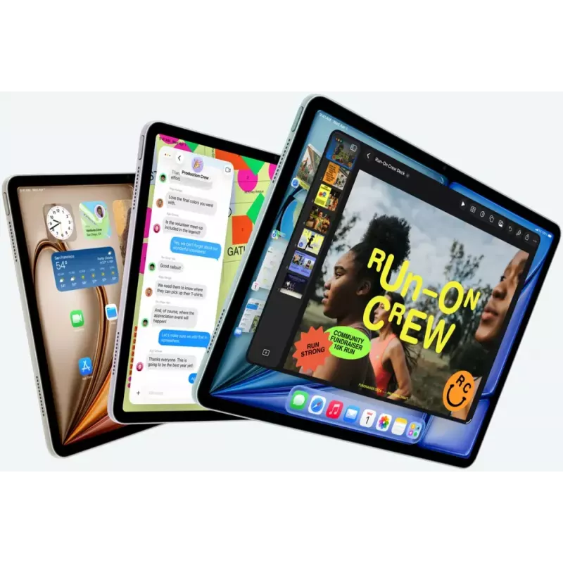 Planšetdators Apple iPad Air 13 collu (33 cm) Wi‑Fi 128GB, M4, 12GB RAM, 12MP kameras, iPadOS 26 — Kosmosa pelēks