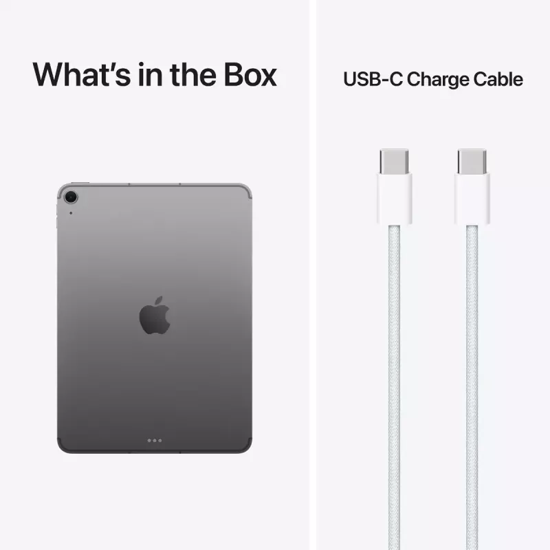 Planšetdators Apple iPad Air 11 collu Wi‑Fi + Cellular 1 TB, M4, 12 GB RAM, 2360×1640, Space Grey
