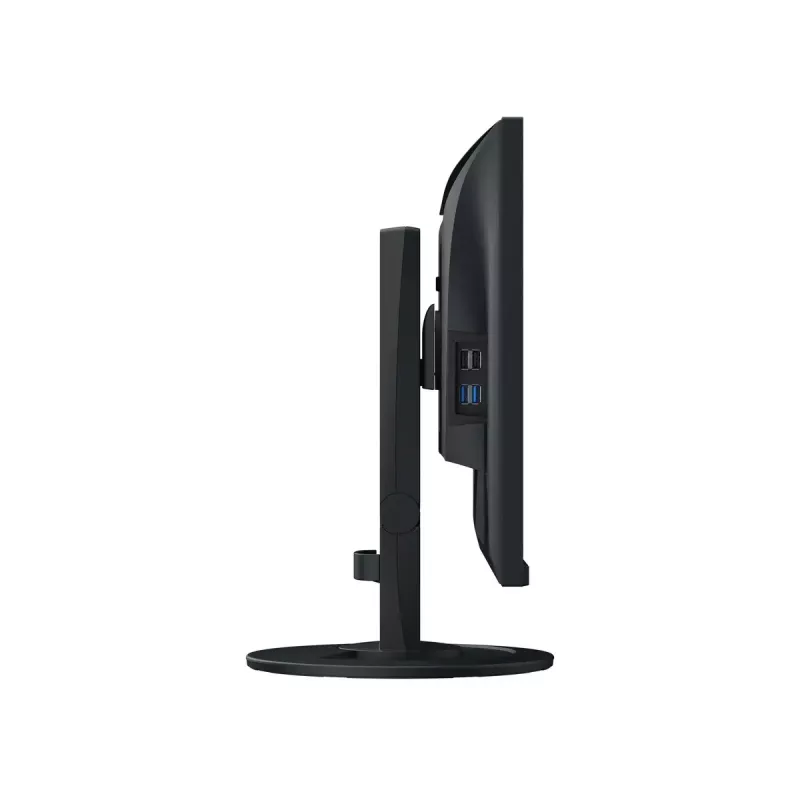 Datora monitors EIZO FlexScan EV2400R-BK 23.8 collas (60.5 cm) Full HD 1920x1080 IPS LCD, 5 ms, USB centrmezgls, skaļruņi, VESA, augstuma regulējams, melns