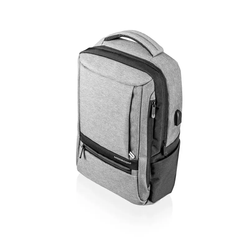 Mugursoma Modecom SMART 15 Melna/Pelēka Poliesters 15.6 collas