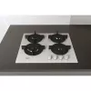 Whirlpool AKT 625/WH Iebūvējamā gāzes plīts virsma, 60 cm, 4 degļi, melna/balta