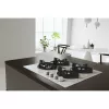Whirlpool AKT 625/WH Iebūvējamā gāzes plīts virsma, 60 cm, 4 degļi, melna/balta