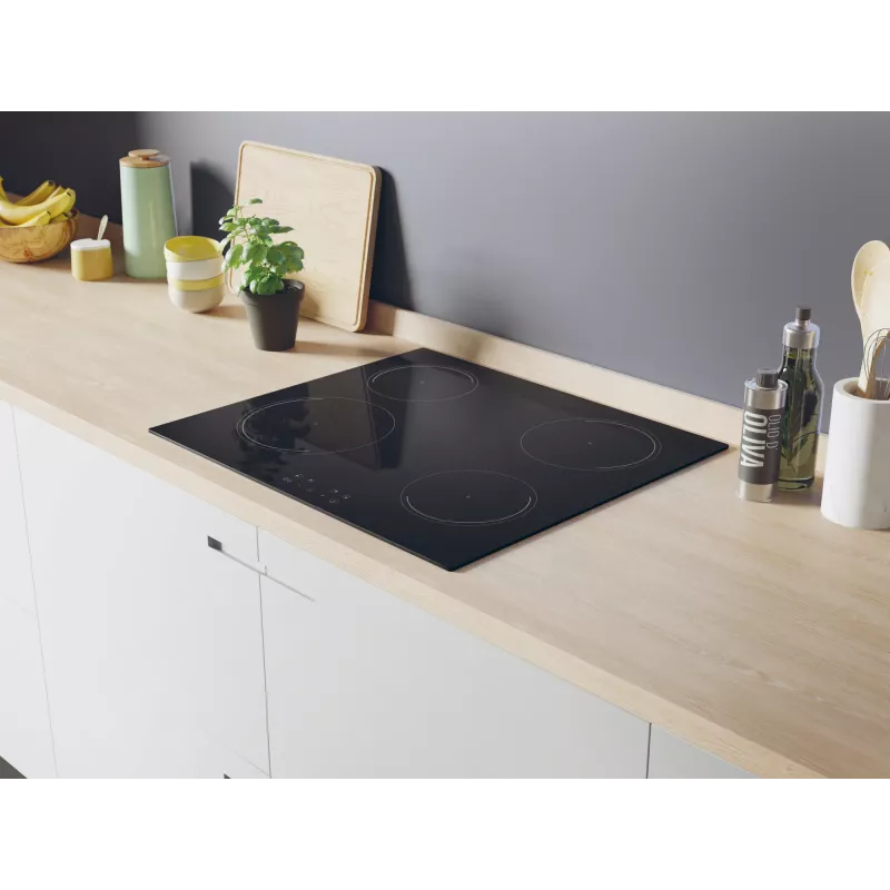Candy Idea CI642CBB/1 Melna Iebūvējama 60 cm Indukcijas Plīts Virsma 4 Zonas