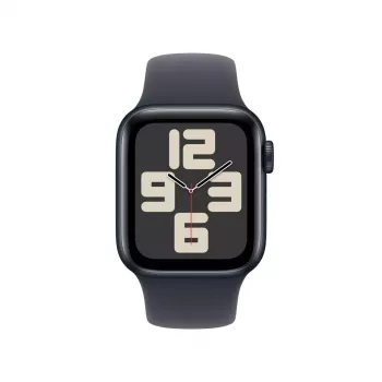 Viedpulkstenis Apple Watch SE GPS + Cellular 40mm Pusnakts alumīnija korpuss ar Pusnakts sporta siksniņu - S/M