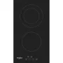 Whirlpool WRD 6030 B Melna Iebūvējama 30 cm Keramikas Plīts 2 zonas