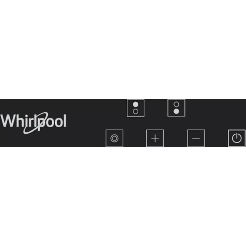 Whirlpool WRD 6030 B Melna Iebūvējama 30 cm Keramikas Plīts 2 zonas