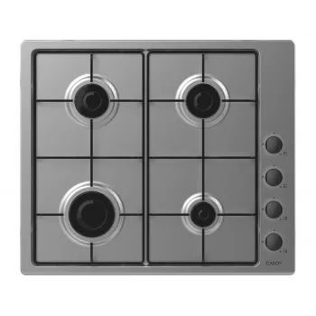 Candy Smart CHW6LBX/4U Iebūvējamā gāzes plīts virsma 60 cm nerūsējošais tērauds
