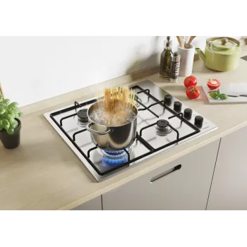 Candy Smart CHW6LBX/4U Iebūvējamā gāzes plīts virsma 60 cm nerūsējošais tērauds