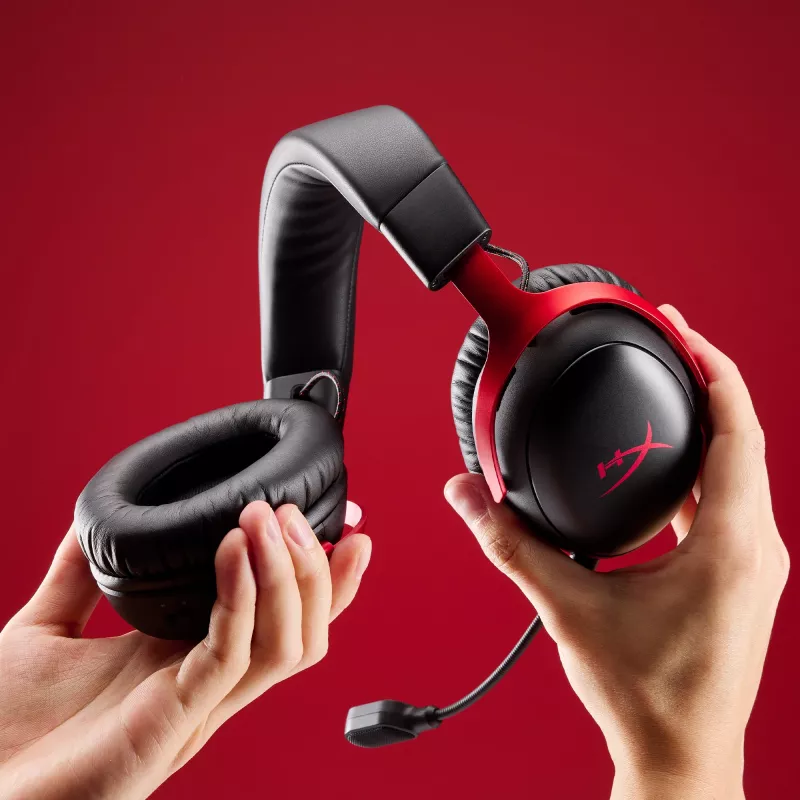 HyperX Cloud III S Wireless - Spēļu austiņas (Melna)