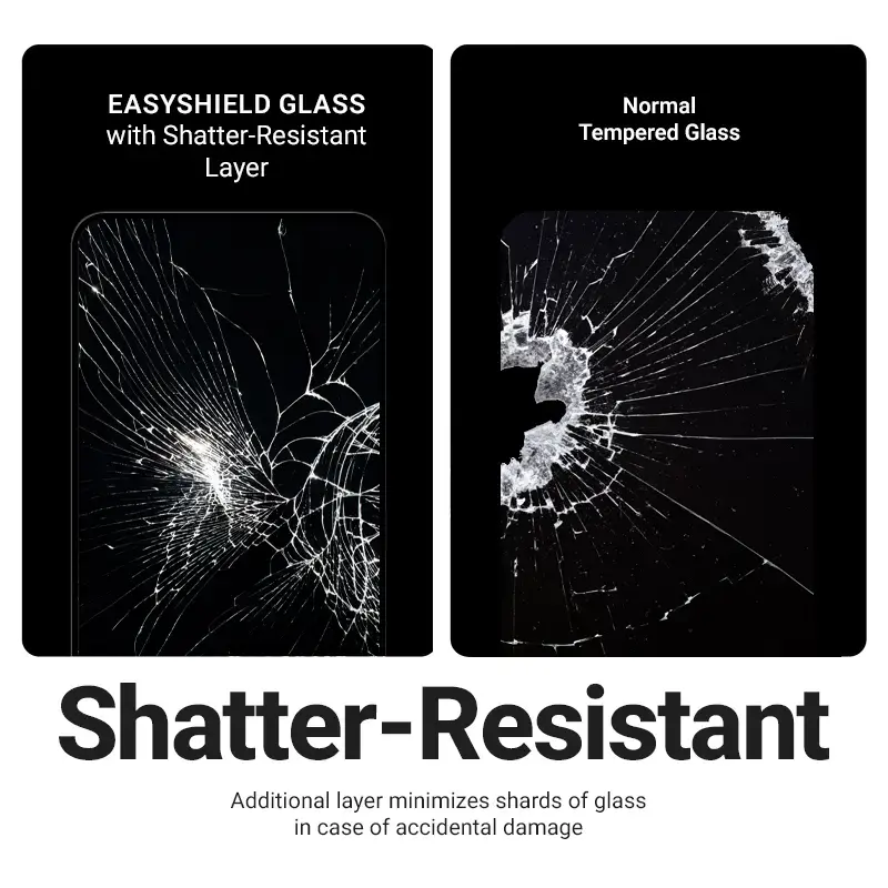 Aizsargstikls Crong EasyShield 2 gab. iPhone 17 / 17 Pro / 16 Pro, rūdīts, spīdīgs