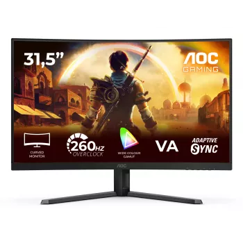 AOC G4 C32G42ZE dators monitors 80 cm (31,5 collas) 1920 x 1080 pikseļi Full HD LED Melns, Sarkans