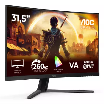 AOC G4 C32G42ZE dators monitors 80 cm (31,5 collas) 1920 x 1080 pikseļi Full HD LED Melns, Sarkans
