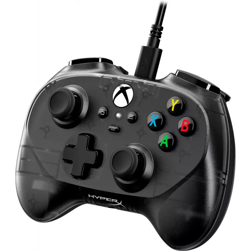 HyperX Clutch Tanto Mini WD spēļu kontrolieris, Xbox, Xbox One, vadu, USB, melns, 2.95 m