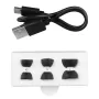 Bezvadu austiņas Audiocore AC591 PRO — hibrīda ANC, ENC, 6 mikrofoni, USB-C uzlāde, līdz 9h darbība, Tuya saderīgas, melnas