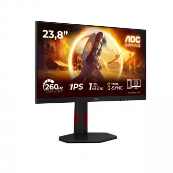 AOC G4 24G4ZR dators monitors 23.8 collu Full HD 260Hz (OC) ātrs IPS panelis