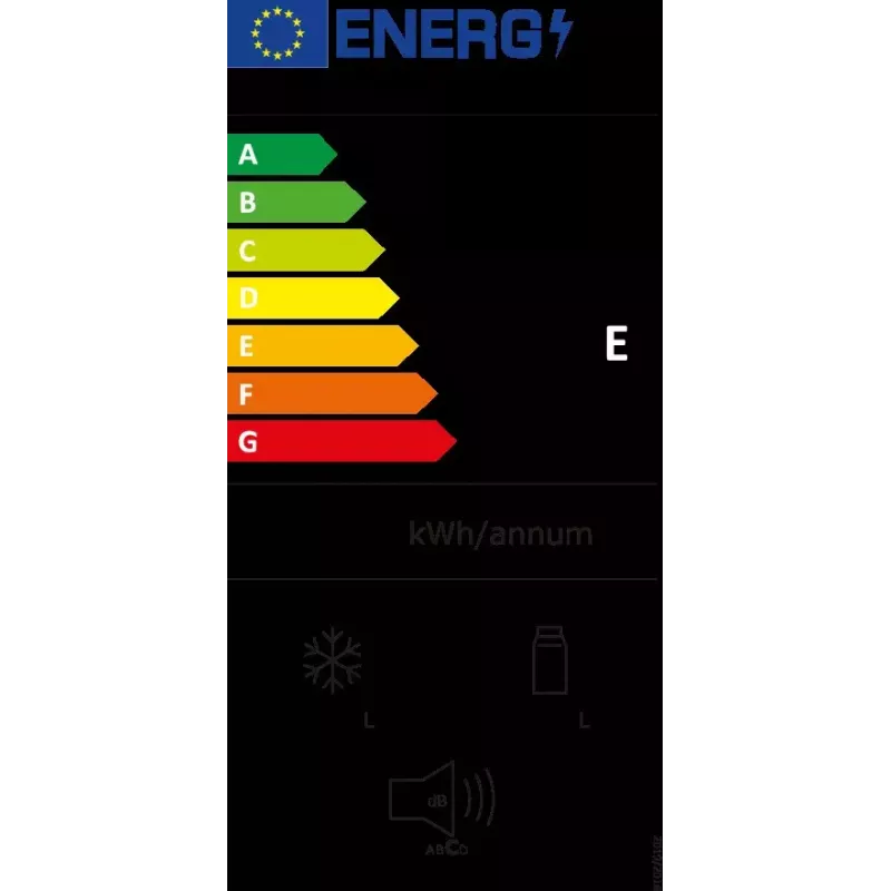 Ledusskapis BEKO TS190340N brīvstāvošs kombinētais, 85 L (73 L dzesēšana / 12 L saldētava), balts, E klase, 818×475×500 mm
