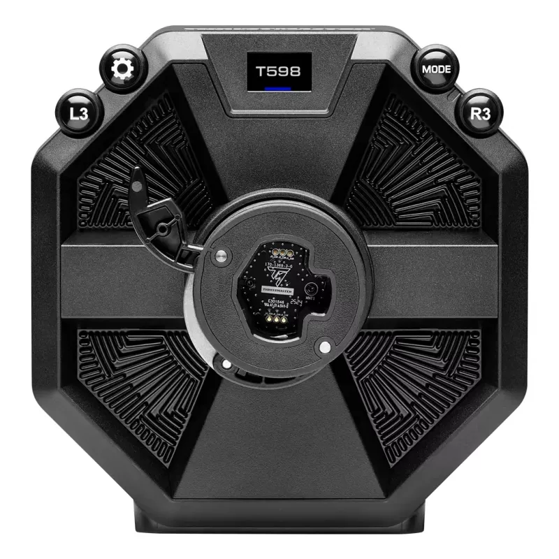 Sacensību stūres pamatne Thrustmaster T598 — Melna, 210×165×210 mm, 4.7 kg