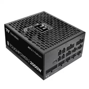 Barošanas bloks Thermaltake Toughpower i2000W 2000 W, 24-pin ATX, 80 PLUS Platinum, 140 mm ventilators, ATX, Melns