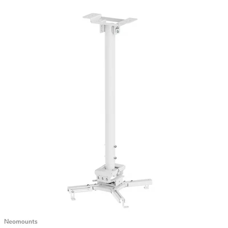 Neomounts CL25-550WH1 Griestu projektora stiprinājums - augstums 74,5-114,5 cm - viegla uzstādīšana - pilna kustība
