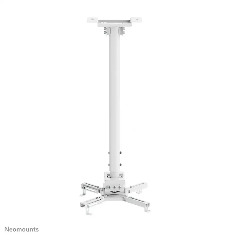 Neomounts CL25-550WH1 Griestu projektora stiprinājums - augstums 74,5-114,5 cm - viegla uzstādīšana - pilna kustība