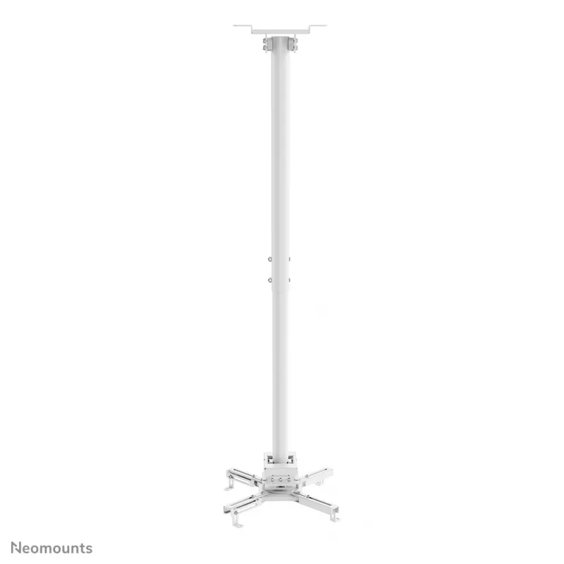 Neomounts CL25-550WH1 Griestu projektora stiprinājums - augstums 74,5-114,5 cm - viegla uzstādīšana - pilna kustība