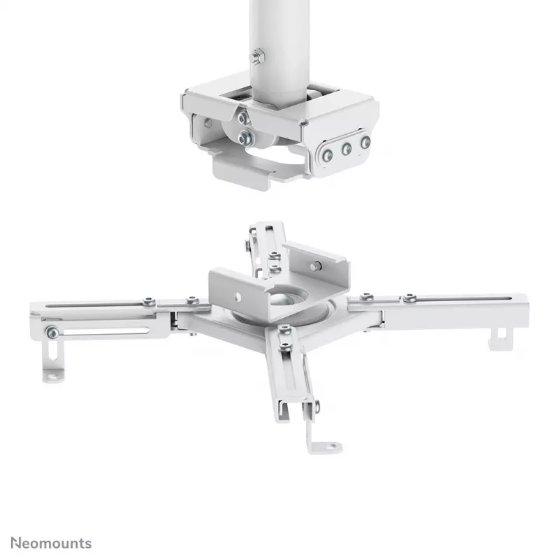 Neomounts CL25-550WH1 Griestu projektora stiprinājums - augstums 74,5-114,5 cm - viegla uzstādīšana - pilna kustība