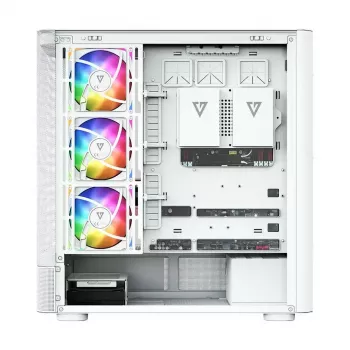 MODECOM VOLCANO AQ400 ARGB MIDI torņa korpuss, balts