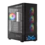 Datora korpuss MODECOM VOLCANO AQ500 ARGB MIDI melns