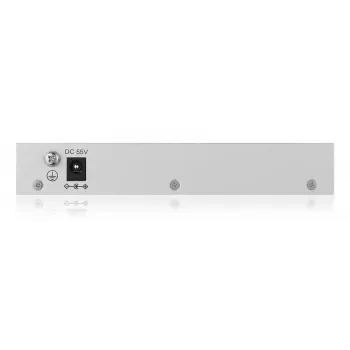 Pārvaldāms L2 Gigabit PoE darbvirsmas slēdzis Zyxel GS1200-5HPV3 — 5x Gigabit (10/100/1000), PoE, DC ieeja, 10 Gbps komutācijas jauda