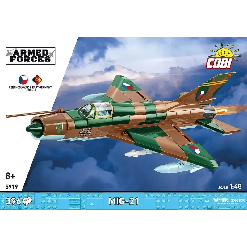 Cobi MiG-21 modelis 396 detaļas – Cobi klucīšu konstruktors