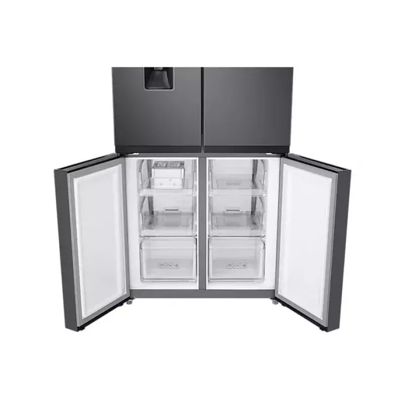 Samsung RF48A401EB4/EO saldētava-ledusskapis Side-by-Side brīvstāvošs 488 L Melns