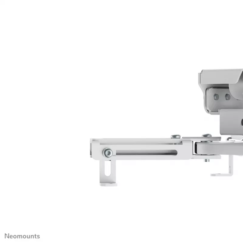 Griestu projektora kronšteins Neomounts CL25-530WH1 — pilna kustība, max slodze 45 kg, augstums 25,5 cm, balts