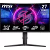 MSI MPG 275CQRXF 27 collu (68.6 cm) WQHD izliekts spēļu monitors, 2560x1440, 240Hz, 0.5ms, Rapid VA, 1500R, melns