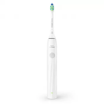 Philips Sonicare 2100 HX4022/01 uzlādējama soniskā zobu birste — 1 rokturis, 2 uzgaļi, Li‑Ion akumulators, Daily Care režīms