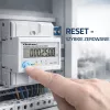 Trīsfāžu enerģijas skaitītājs QOLTEC 50980 — 400 V, 100 A ar atiestati