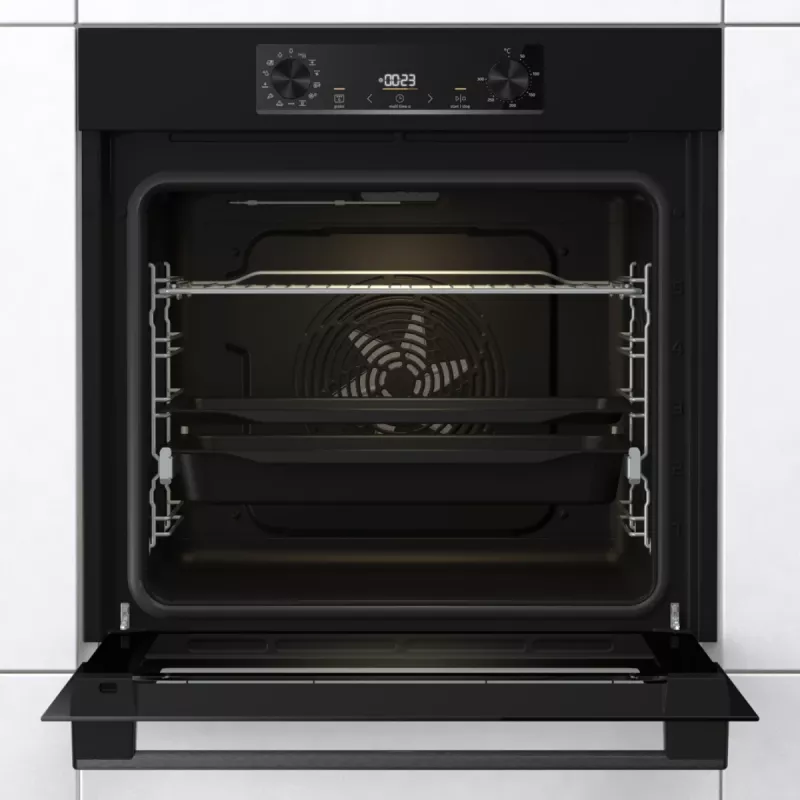 Gorenje Elektriskā cepeškrāsns BOS6737E06B RAL9005, 77 L, 2300 W, 300 °C