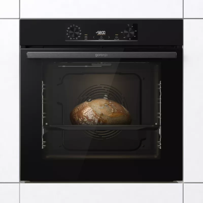 Gorenje Elektriskā cepeškrāsns BOS6737E06B RAL9005, 77 L, 2300 W, 300 °C