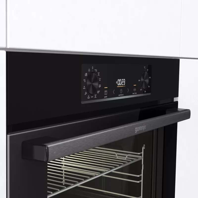 Gorenje Elektriskā cepeškrāsns BOS6737E06B RAL9005, 77 L, 2300 W, 300 °C