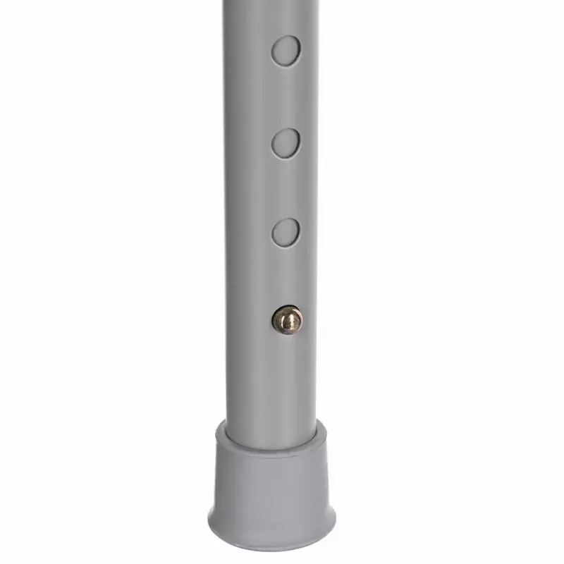 Saliekamā tualetes krēsla ANTAR ar roku balstiem, glabāšanas kasti, tērauda rāmi, regulējams augstums 35–50 cm, maks. slodze 120 kg, pelēks